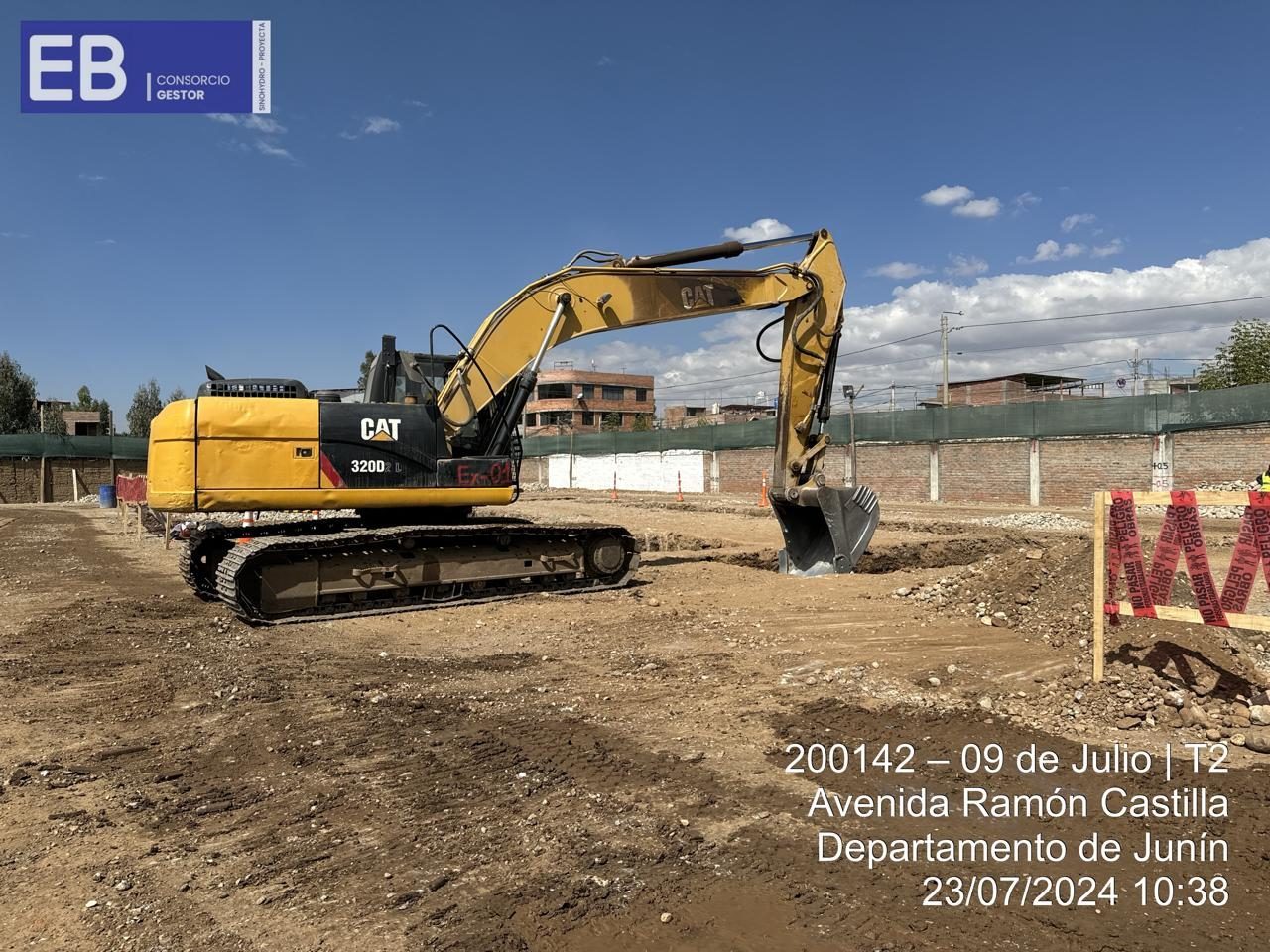 OBRA: Movimiento de Tierras  IE. 09 DE ABRIL CHUPACA